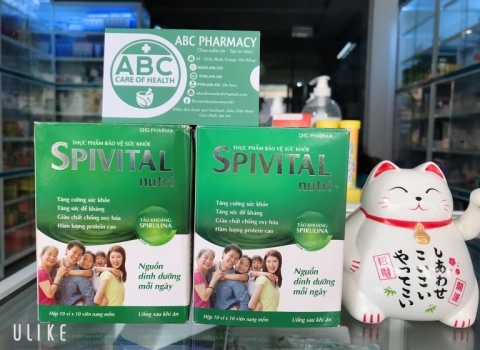 Chống Suy Nhược Cơ Thể, Giảm Mệt Mỏi,  Tăng Sức Đề Kháng Với SPIVITAL NUTRI